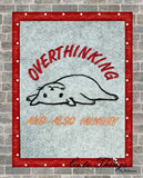 Overthinking and Hungry DIGITAL Embroidery File,  4 sizes