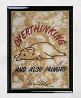 Overthinking and Hungry DIGITAL Embroidery File,  4 sizes