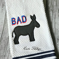 Bad Ass Applique DIGITAL Embroidery File, 4 sizes