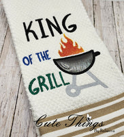 King of the Grill Applique