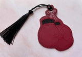 Boxing Gloves DIGITAL Embroidery File, In The Hoop Bookmark, Ornament, Gift Bag Tag, Eyelet