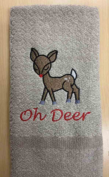 Oh Deer DIGITAL Embroidery File 4x4, 5x7