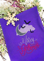 Merry Gothmas DIGITAL Embroidery File 4x4, 5x7