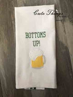 Bottoms Up Applique DIGITAL Embroidery File 4x4, 5x7