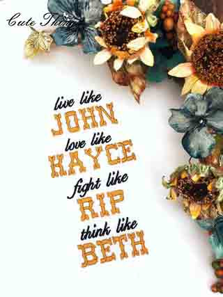 Live, Love, Fight, Think DIGITAL Embroidery File  5x7, 6x10