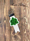 Celtic Heart Knot Applique Key Fob Straps