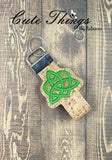 Celtic Heart Knot Applique Key Fob Straps