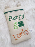 Happy Go Lucky DIGITAL Embroidery File 4x4, 5x7, 6x10, 7x12