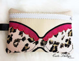 Bra or Bikini Top Applique  Bag  DIGITAL Embroidery File, In The Hoop, Three sizes available  5x7, 6x10, 7x12 money purse, makeup bag, personals bag.