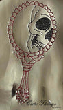 Skull in Mirror DIGITAL Embroidery File, 4x4, 5x7, 6x10, 7x12,