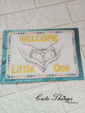 Baby Love DIGITAL Embroidery File, 4x4, 5x7, 6x10, 7x12,