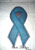 Awareness Ribbon Single and Multi Color In The Hoop DIGITAL Embroidery File, 4x4, 5x7, 6x10, 7x12