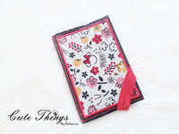 Front Applique Notebook Cover  DIGITAL Embroidery File, In The Hoop 2 sizes available