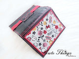 Front Applique Notebook Cover  DIGITAL Embroidery File, In The Hoop 2 sizes available