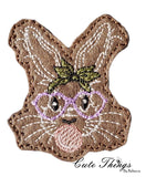 Bubblegum Bunny Mini DIGITAL Embroidery File, In The Hoop, Feltie, Mini