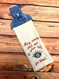 May Every Evil Eye In Your Life Go Blind DIGITAL Embroidery File,  4x4, 5x7, 6x10, 7x12,