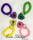 Paw Print Charm , Zipper Pulls, DIGITAL Embroidery File, In The Hoop, Keychain, Bag Tag, Eyelet