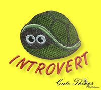 Introvert DIGITAL Embroidery File,  4x4, 5x7, 6x10, 7x12,