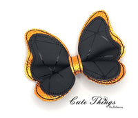 Butterfly Scrunch Bow 2 sizes DIGITAL Embroidery File, In The Hoop, Hair Accessory, Bow