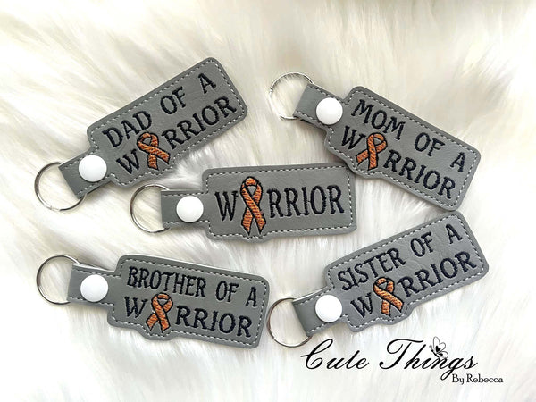 Warrior Bundle  DIGITAL Embroidery File, In The Hoop Key fob, Snap tab, Keychain, Bag Tag