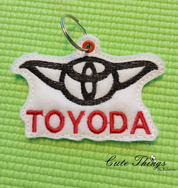 Toyoda DIGITAL Embroidery File, In The Hoop Bookmark, Ornament, Gift Bag Tag, Eyelet