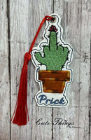 Prick DIGITAL Embroidery File, In The Hoop Bookmark, Ornament, Gift Bag Tag, Eyelet