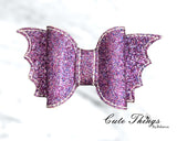 Bat Wing Bow 2 sizes DIGITAL Embroidery File, In The Hoop, Hair Accessory, Bow