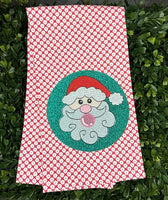 Bubblegum Santa DIGITAL Embroidery File, 4 sizes