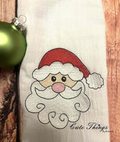 Santa DIGITAL Embroidery File, 4 sizes