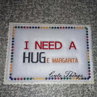 I need a Huge Margarita DIGITAL Embroidery File, 4 sizes