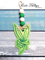 Peace Pot Leaf DIGITAL Embroidery File, In The Hoop Bookmark, Ornament, Gift Bag Tag, Eyelet