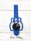 Bowling Wallet Tab DIGITAL Embroidery File, Embroidery Design, In the Hoop, 5x7