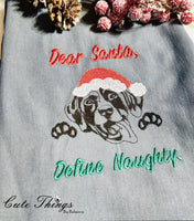 Dear Santa GSP DIGITAL Embroidery File, 4 sizes