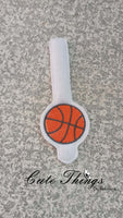 Basketball Wallet Tab DIGITAL Embroidery File, Embroidery Design, In the Hoop, 5x7