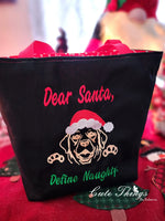 Dear Santa Labrador DIGITAL Embroidery File, 4 sizes