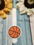 Basketball Wallet Tab DIGITAL Embroidery File, Embroidery Design, In the Hoop, 5x7