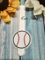 Baseball Wallet Tab DIGITAL Embroidery File, Embroidery Design, In the Hoop, 5x7