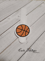 Basketball Wallet Tab DIGITAL Embroidery File, Embroidery Design, In the Hoop, 5x7