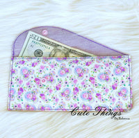 Side Eye Card Holder DIGITAL Embroidery File, Embroidery Design, In the Hoop
