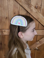 Rainbow Slider DIGITAL Embroidery File, In The Hoop, Headband Sliders, Bag Sliders,