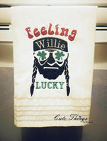 Feeling Willie Lucky DIGITAL Embroidery File, 4 sizes