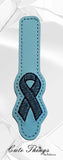 Awareness Vertical Tab 4x4 DIGITAL Embroidery File, Embroidery Design, In the Hoop