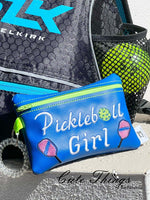 Pickleball Girl Bag  DIGITAL Embroidery File, In The Hoop,