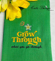 Grow Through DIGITAL Embroidery File, 4 sizes