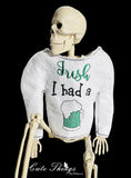 Irish I had a Beer Doll Shirts, 2 Sizes, In the hoop, DIGITAL Embroidery File