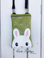 Bunny Peeker Applique Bag DIGITAL Embroidery File