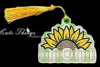 Sunflower Mom Bookmark/Ornament