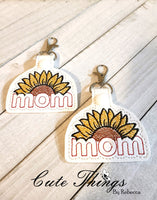 Sunflower Mom Snap Tab