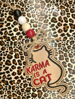 Karma is a Cat Bookmark/Ornament