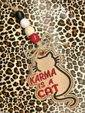 Karma is a Cat Bookmark/Ornament